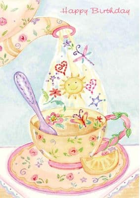 Birthday - Adult - Teacup and Sunshine