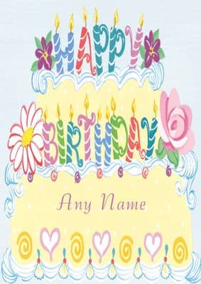 Birthday Candles Birthday Card