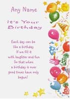 Birthday - Child - Balloon Border