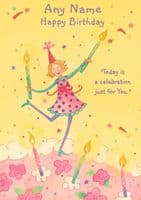 Birthday - Child - Fairy and Candles