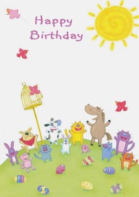 Birthday - Child - Laughing Animals