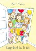 Birthday - Child - People At The Door