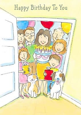 Birthday - Child - People At The Door