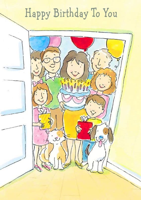 Birthday - Child - People At The Door