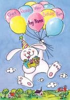 Birthday - Child - Rabbit Balloons