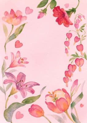 Blank - Adult - Flower Border