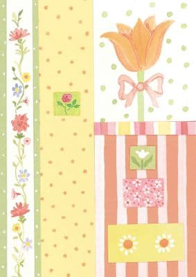 Blank - Adult - Pastel Flower