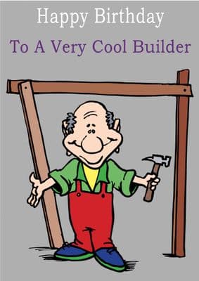 Builder - Greeting Card