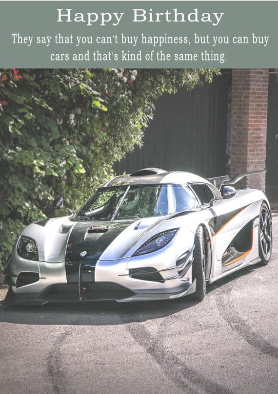 Cars-Birthday Card
