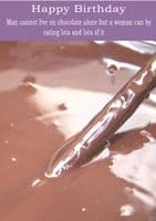 Chocolate-Birthday Card
