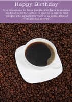 Coffee-Birthday Card