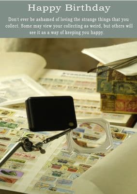 Collecting-Birthday Card