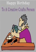 Crafts Person - Greeting Card