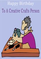 Crafts Person - Greeting Card