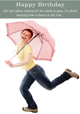 Dancing-Birthday Card