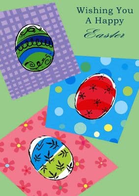 Easter Card-Easter Eggs