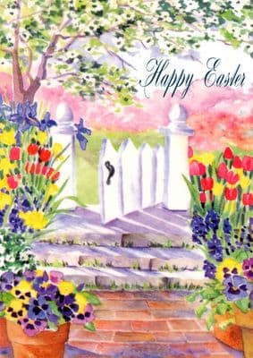 Easter Card-Easter Flowers