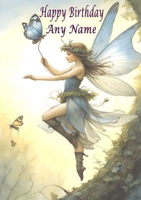 Fairy Birthday Card