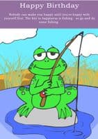 Fishing-Birthday Card