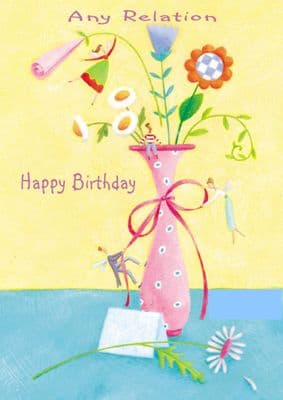 Flower Fairies Relation Birthday Card