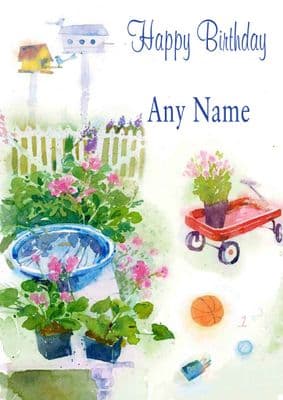 Gardening Birthday Card
