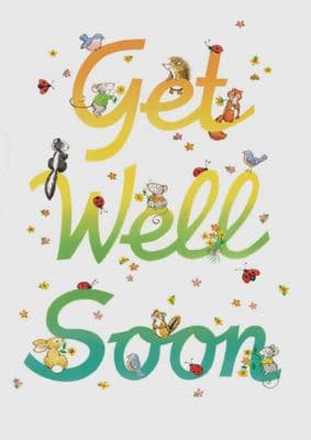 Get Well - Adult - Get Well Soon, Words