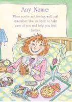 Get Well - Adult - Lady in Bed