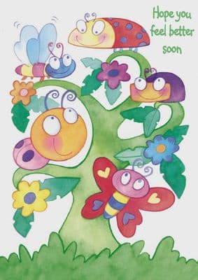 Get Well - Child - Bugs