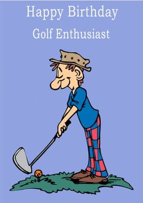Golf-Happy Birthday 3