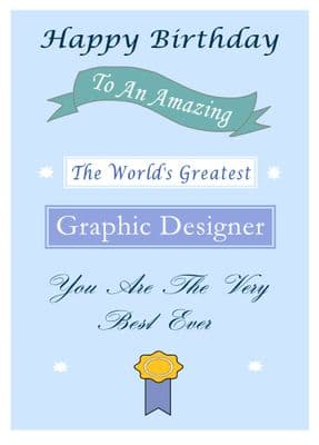 Graphic Designer - Birthday Card