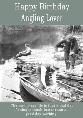 Happy Birthday Angling Lover - 1