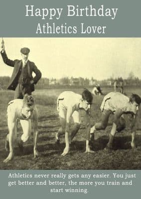 Happy Birthday Athletics Lover - 1