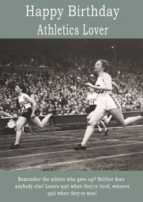 Happy Birthday Athletics Lover - 2