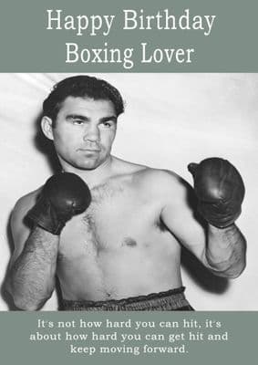 Happy Birthday Boxing Lover - 1