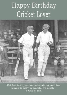 Happy Birthday Cricket Lover - 1