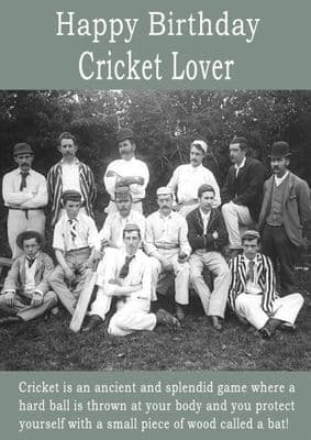 Happy Birthday Cricket Lover - 2