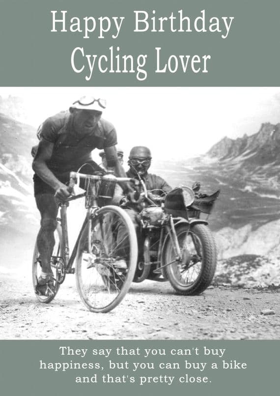 Happy Birthday Cycling Lover - 1