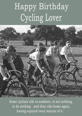 Happy Birthday Cycling Lover - 2