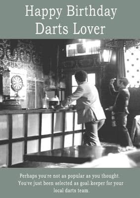 Happy Birthday Darts Lover - 1