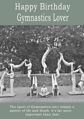 Happy Birthday Gymnastics Lover - 1