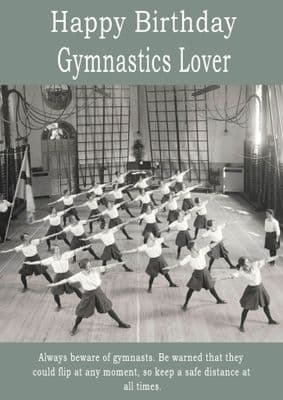 Happy Birthday Gymnastics Lover - 2