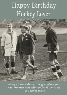 Happy Birthday Hockey Lover - 1