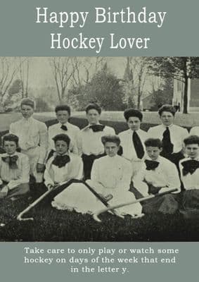 Happy Birthday Hockey Lover - 2