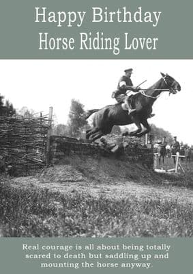 Happy Birthday Horse Riding Lover - 1