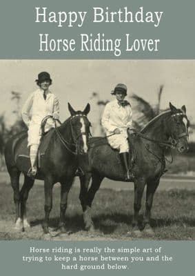 Happy Birthday Horse Riding Lover - 2