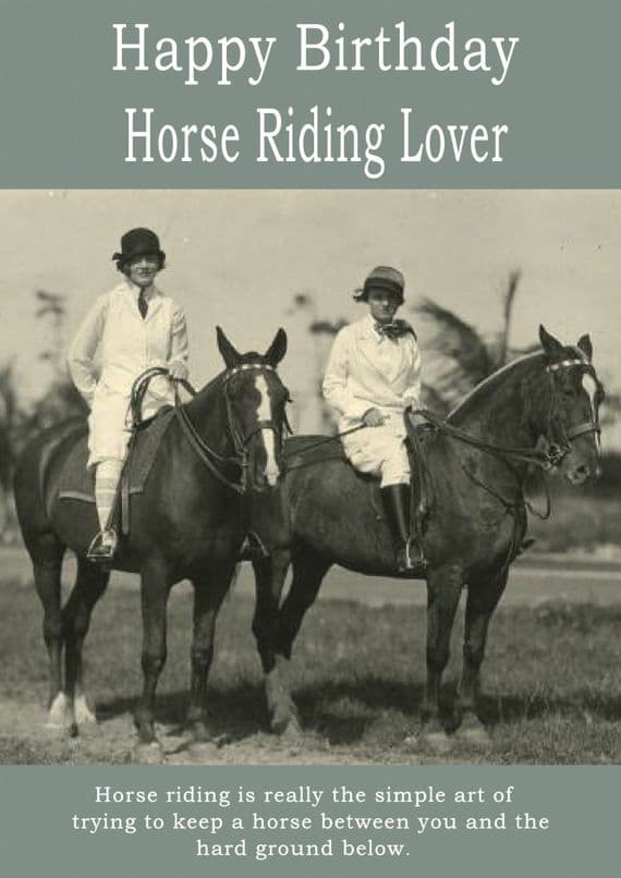 Happy Birthday Horse Riding Lover - 2
