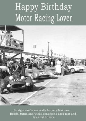 Happy Birthday Motor Racing Lover - 1