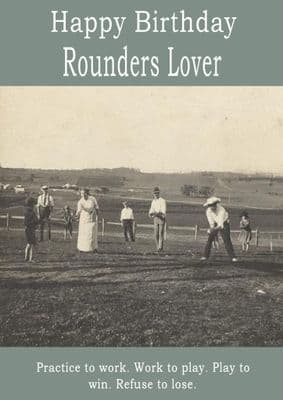 Happy Birthday Rounders Lover - 1