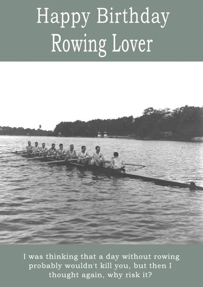 Happy Birthday Rowing Lover - 1