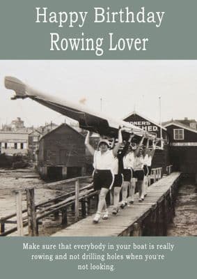 Happy Birthday Rowing Lover - 2